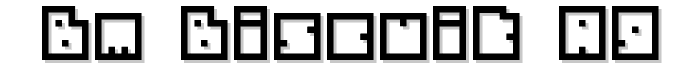 BM biscuit A9 font